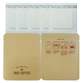 100pcs Disposable Hanging Ear Drip Coffee Tea Filter Bag Single Serve Bags