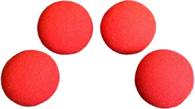 1.5 inch Regular Sponge Ball (Red) Bag of 4