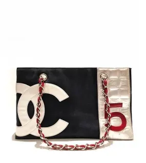 2000s CHANEL Chanel No 5 Chain Tote Chain Bag