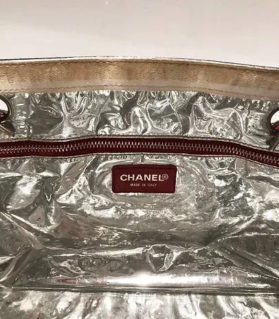 2000s CHANEL Chanel No 5 Chain Tote Chain Bag