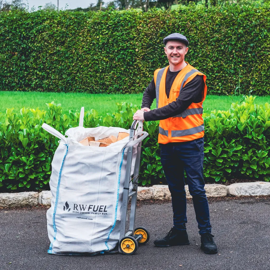 300kg Kiln Dried Hardwood - 3 Trolley Bags with 3 bags of kindling