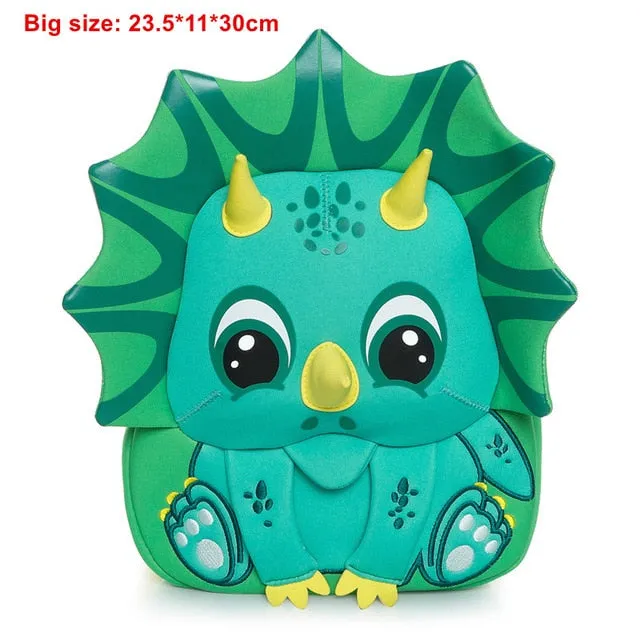 3D Baby Dinosaur Design School Bag Kindergarten School Backpack