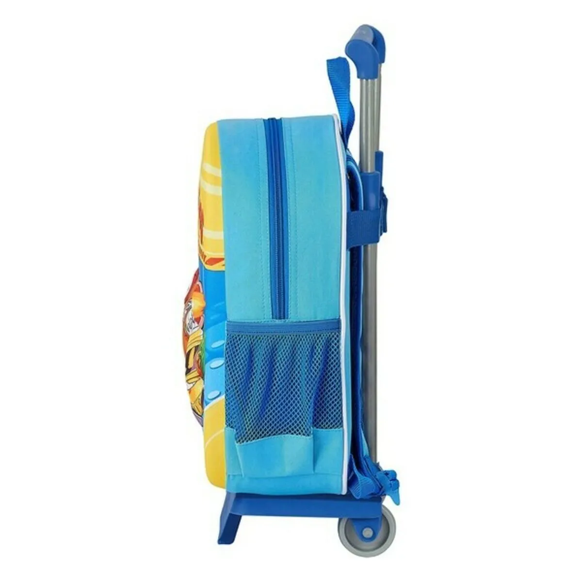 3D School Bag with Wheels SuperThings Light Blue