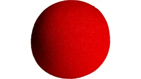 4 inch Regular Sponge Ball (Red) from Magic