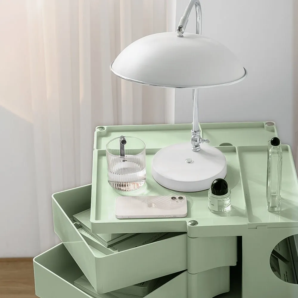 5 Tier Bedside Table Organizer Green