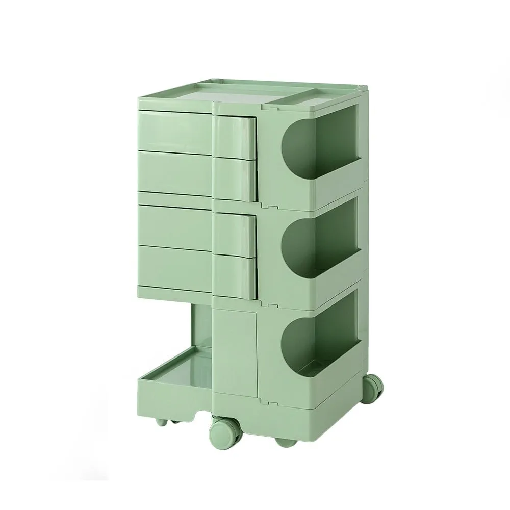 5 Tier Bedside Table Organizer Green