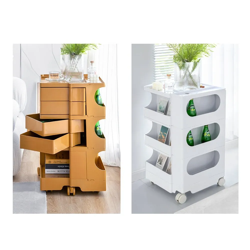 5 Tier Bedside Table Organizer Green