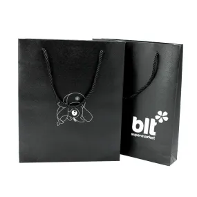 A5 Black Paper Bag