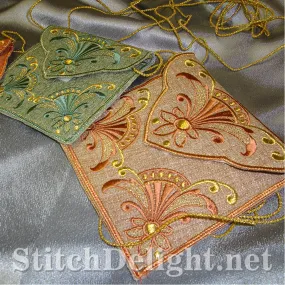 AE003 Goldwork Clutch Purses