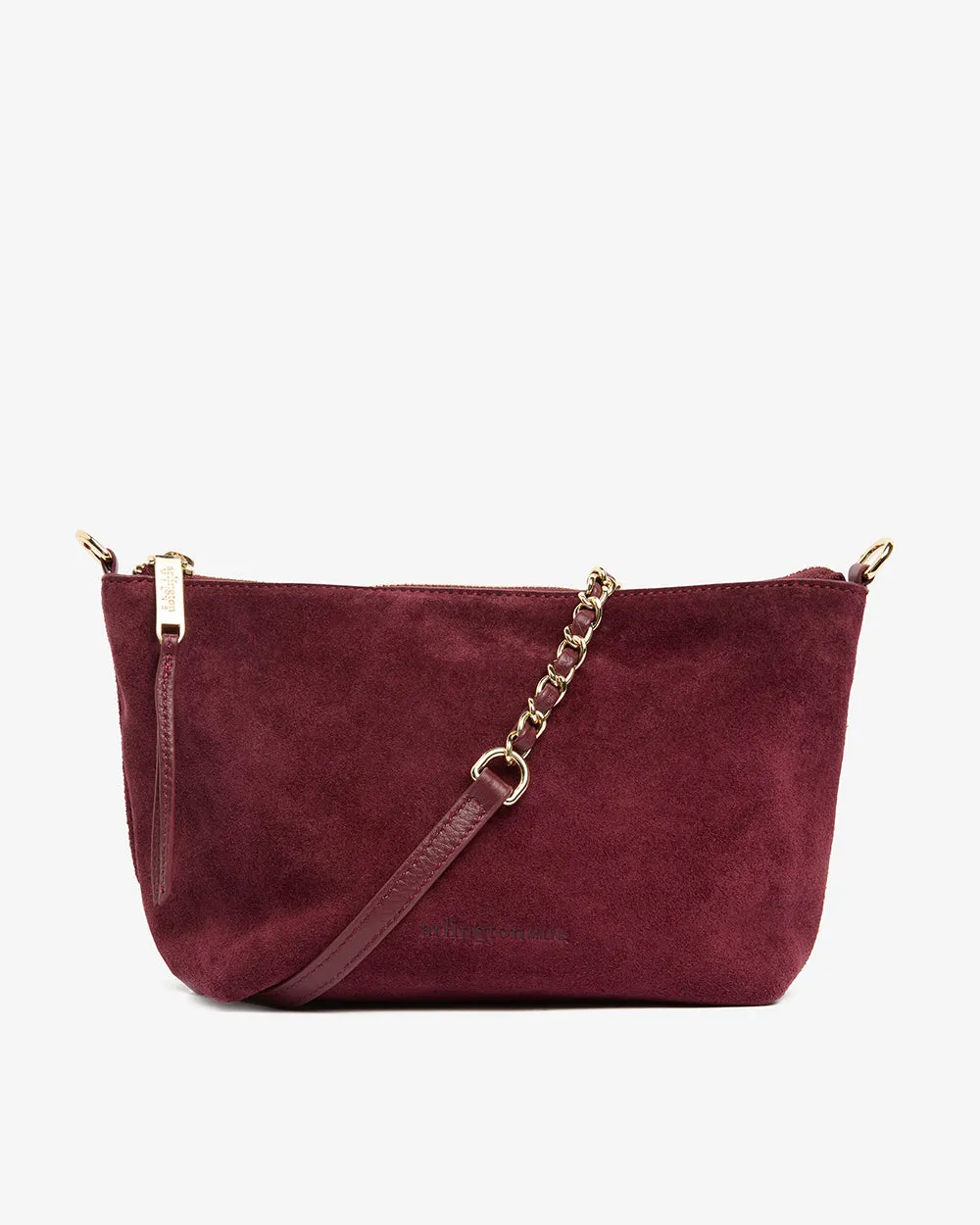 Agnes Bag - Burgundy Suede