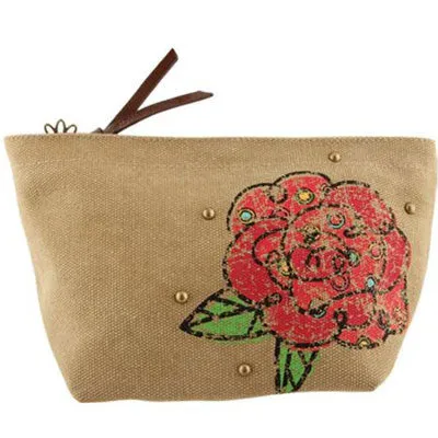 Alpha Omicron Pi Cosmetic Bag - Alexandra Co. a1076