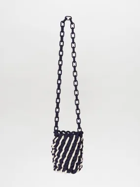 Anise Bag Navy White