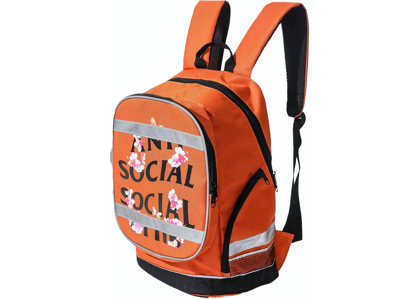 Anti Social Social Club Kkoch 3M High Visibility Backpack Orange