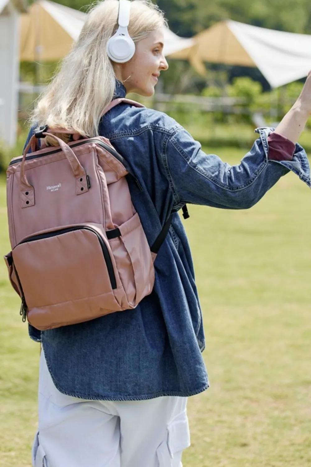 Anti-Theft Waterproof Nylon Backpack