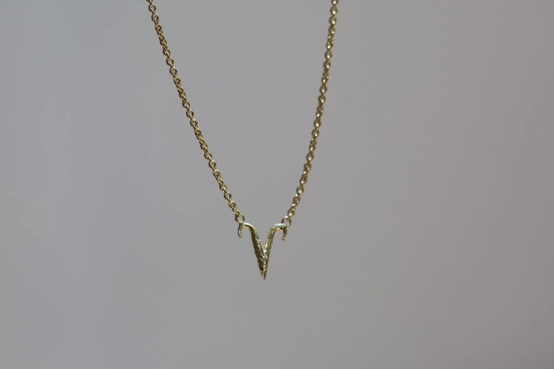 Aries Gold Necklace