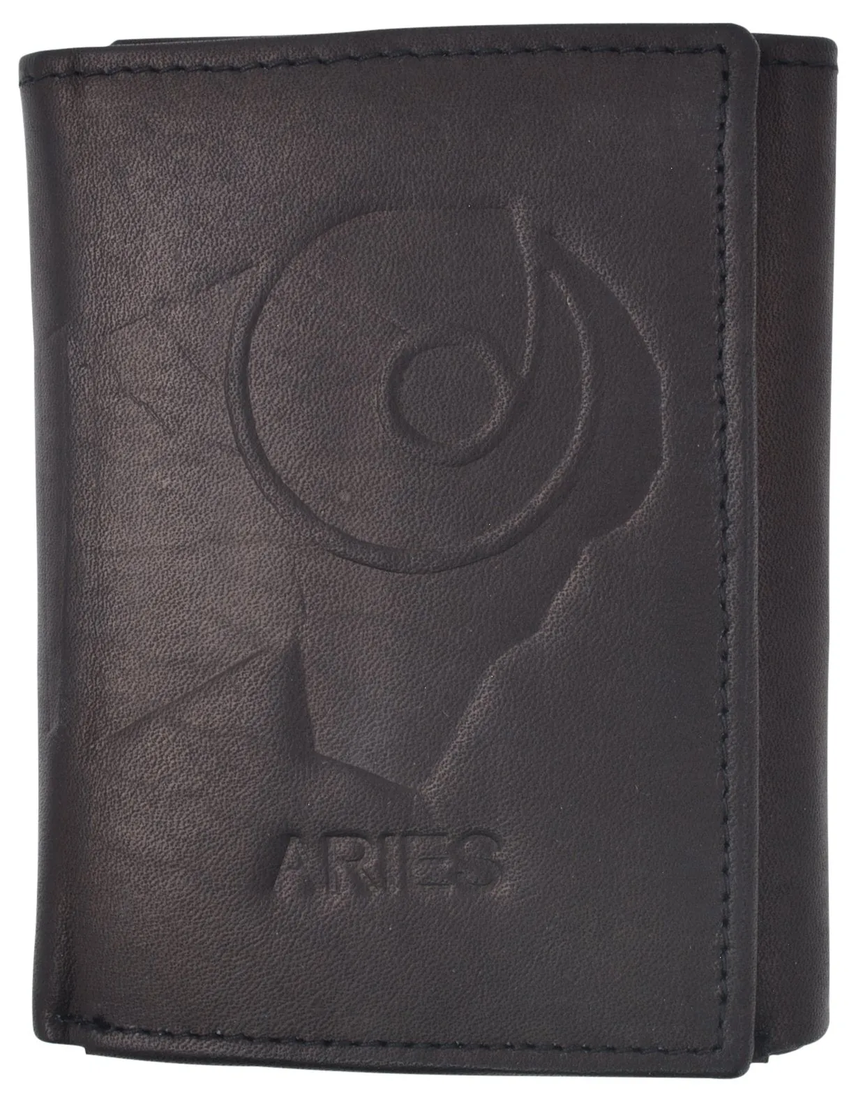 Aries Zodiac Sign Bifold Trifold Genuine Leather Men's Wallets