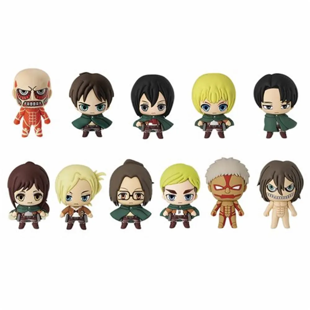 Attack on Titan  3D Foam Keyring Blind Bag Asst-Ser 2-24pcs PDQ