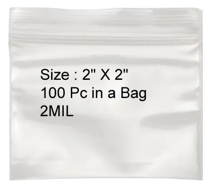 Bag - Self Locking Bag - 2" x 2"