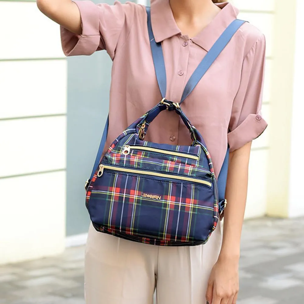 Bag with Double Zippers, Handbag and Shoulder Bag