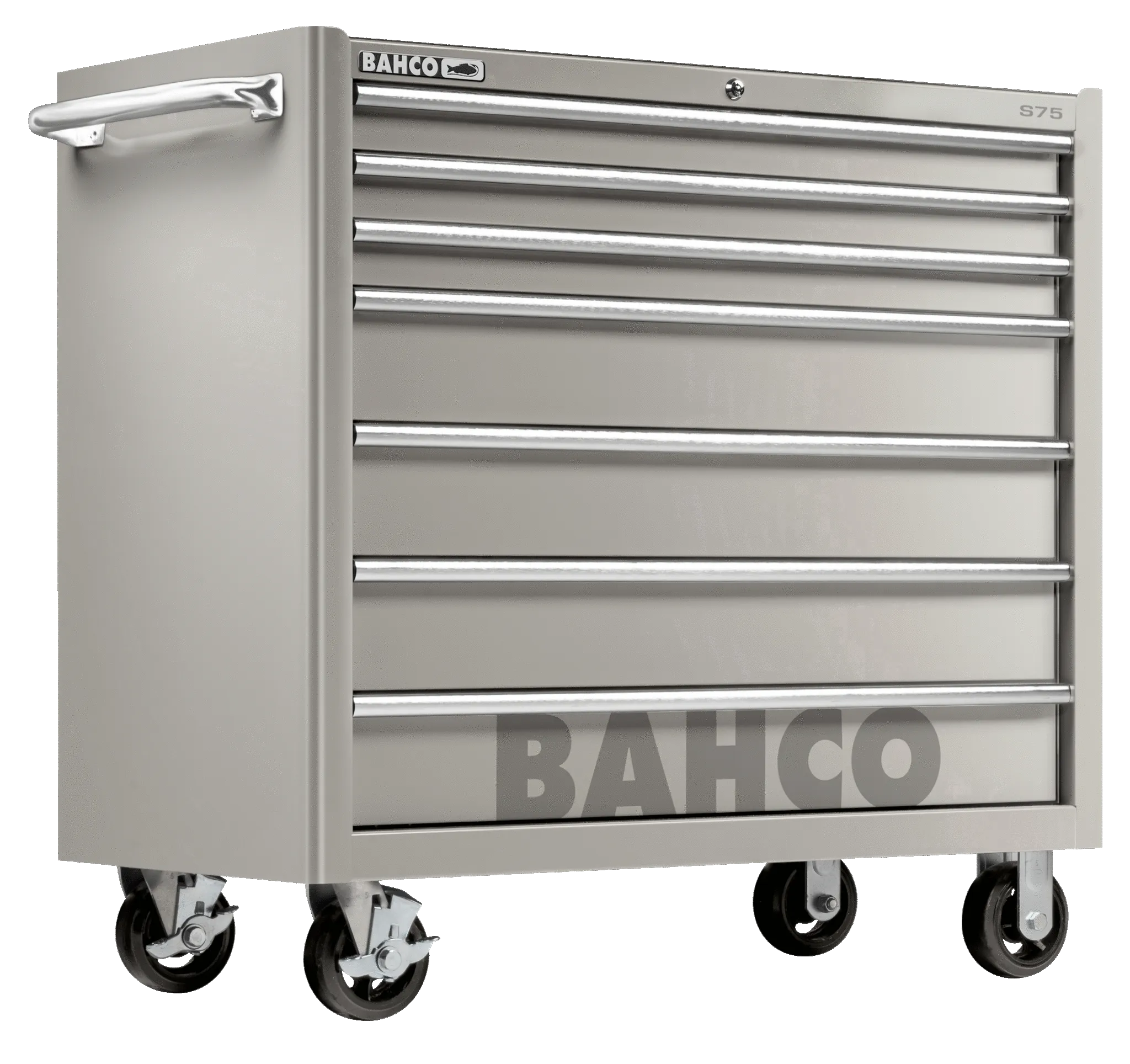 Bahco 1475KXL7SS Classic 7 Drawer 40″ Stainless Steel Mobile Roller Cabinet