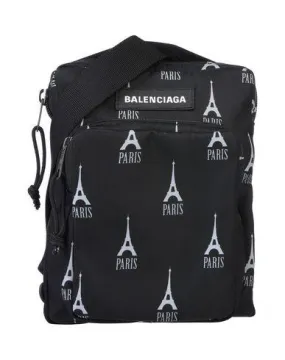 Balenciaga Man Cross-body bag Black -- --