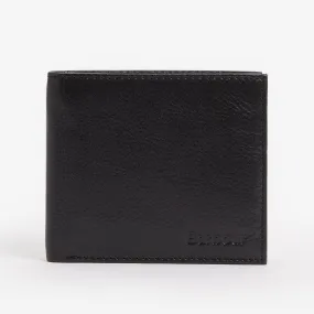 Barbour Colwell Leather Wallet in Black