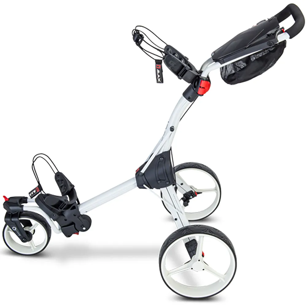 Big Max IQ 360 3-Wheel Push Trolley - White