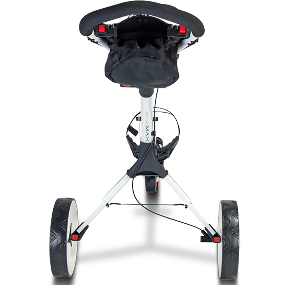 Big Max IQ 360 3-Wheel Push Trolley - White