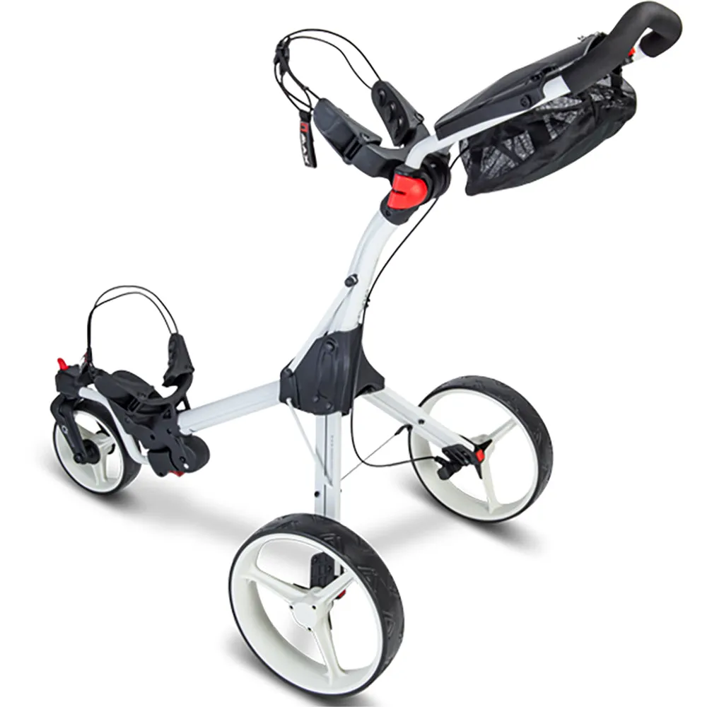 Big Max IQ 360 3-Wheel Push Trolley - White