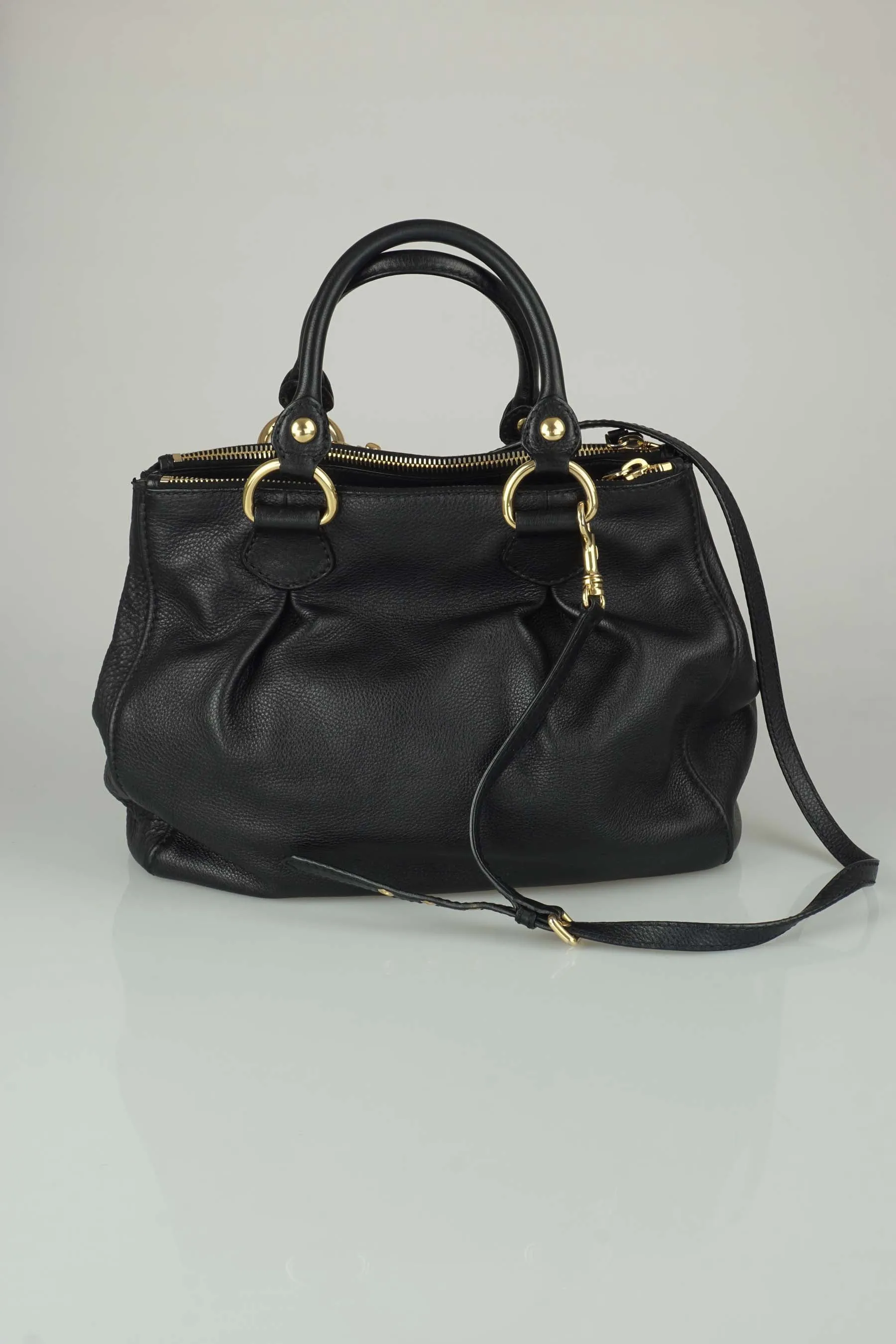 Black handbag