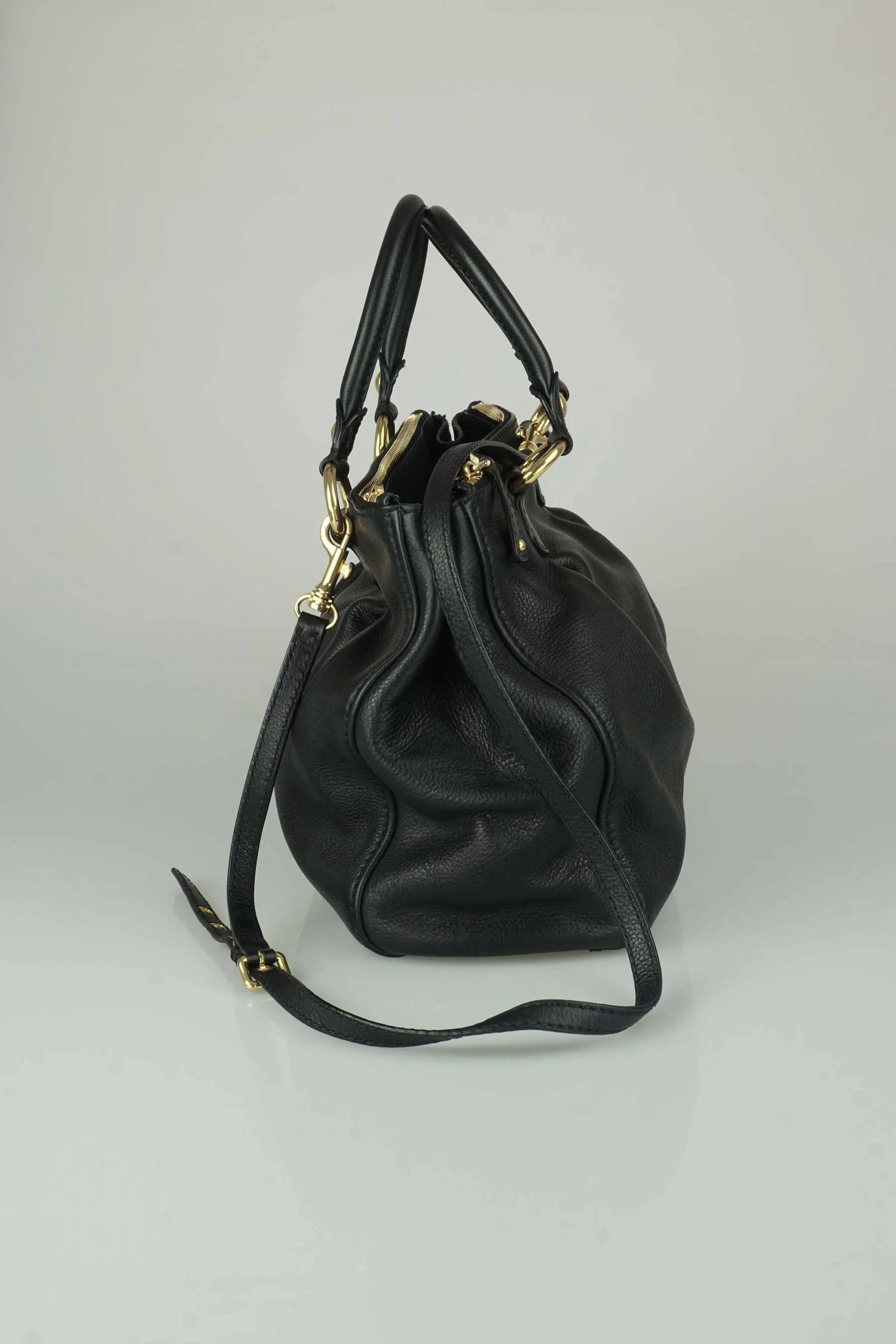 Black handbag