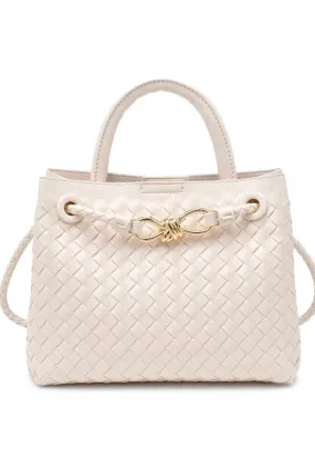 Blakely Woven Crossbody Bag - Ivory