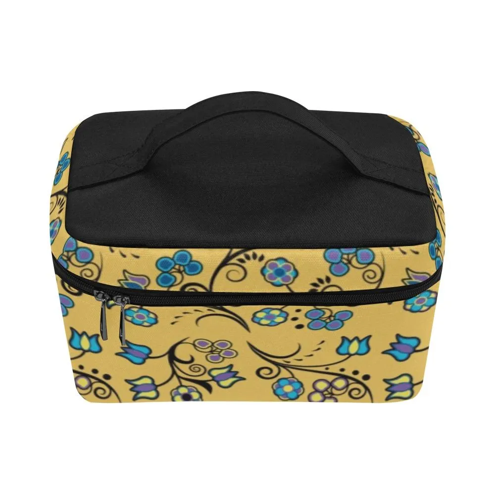 Blue Trio Tuscan Cosmetic Bag/Large