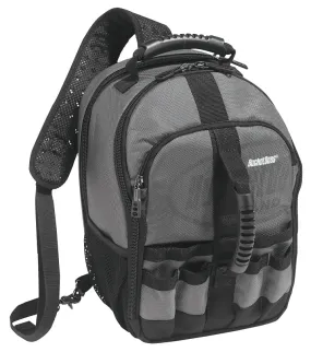 Bucket Boss Professional Series 65160 Sling Pack Tool Bag, 10-1/2 in W, 8 in D, 15 in H, 24-Pocket, Poly Fabric :EA: QUANTITY: 1