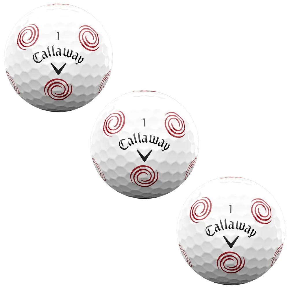 Callaway Chrome Soft Truvis Odyssey Golf Balls - White - 12 Pack