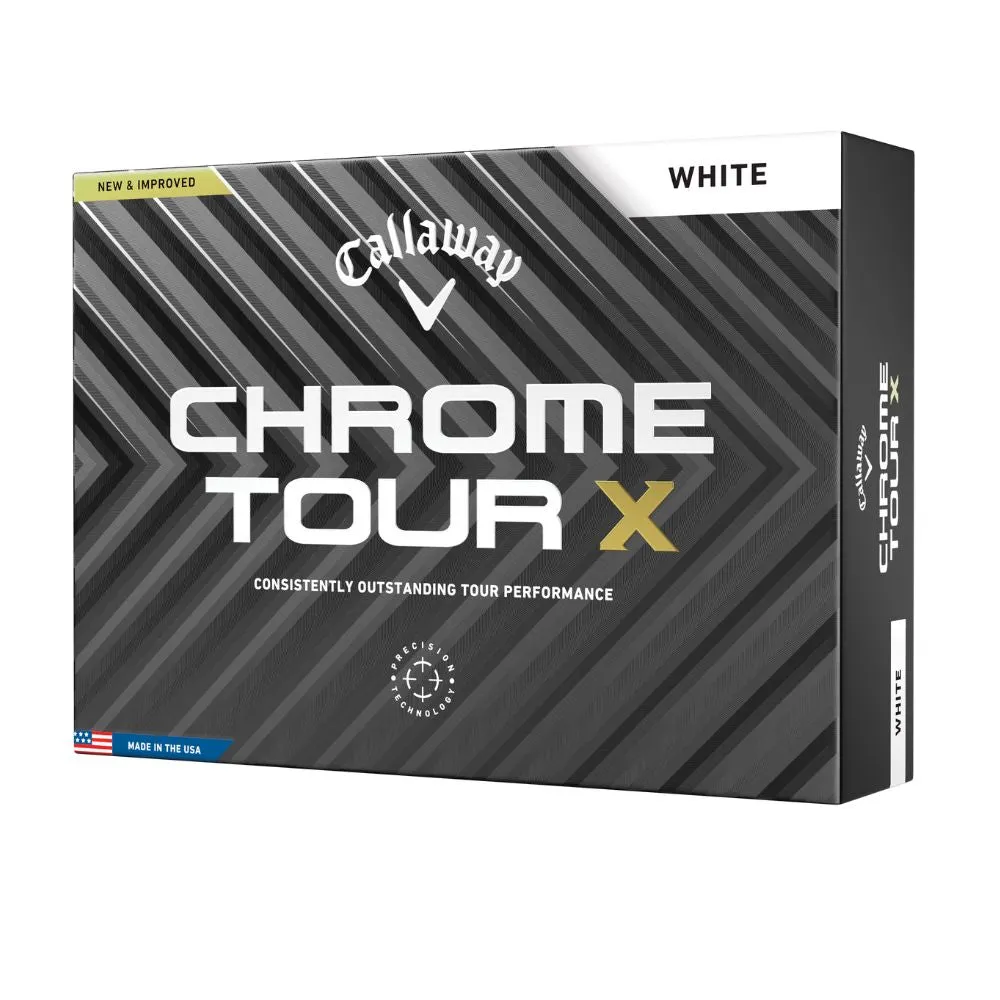 Callaway Golf Chrome Tour X Golf Balls 2024 - White