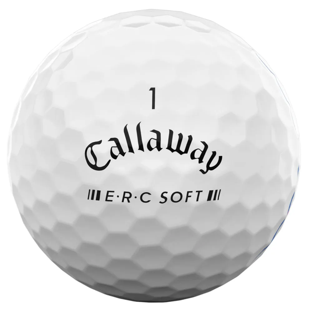 Callaway Ladies ERC Soft Reva Triple Track Golf Balls - White - 12 Pack