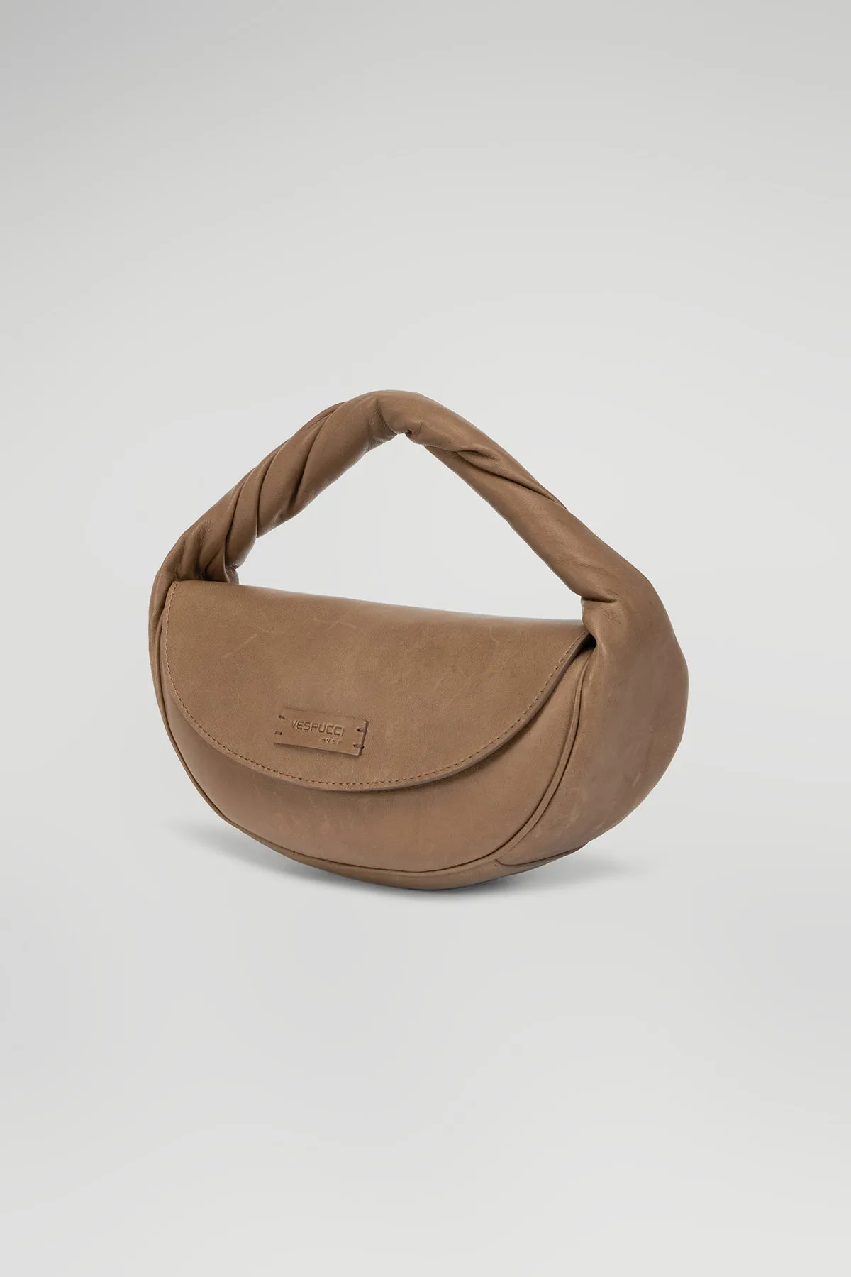 Camel Mini Leather Bag