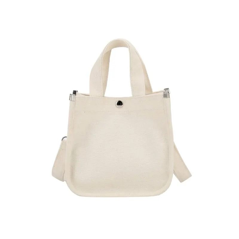 Canvas Square Tote Bag | Handbag | Crossbody Bag | Lunch Boxes Bag