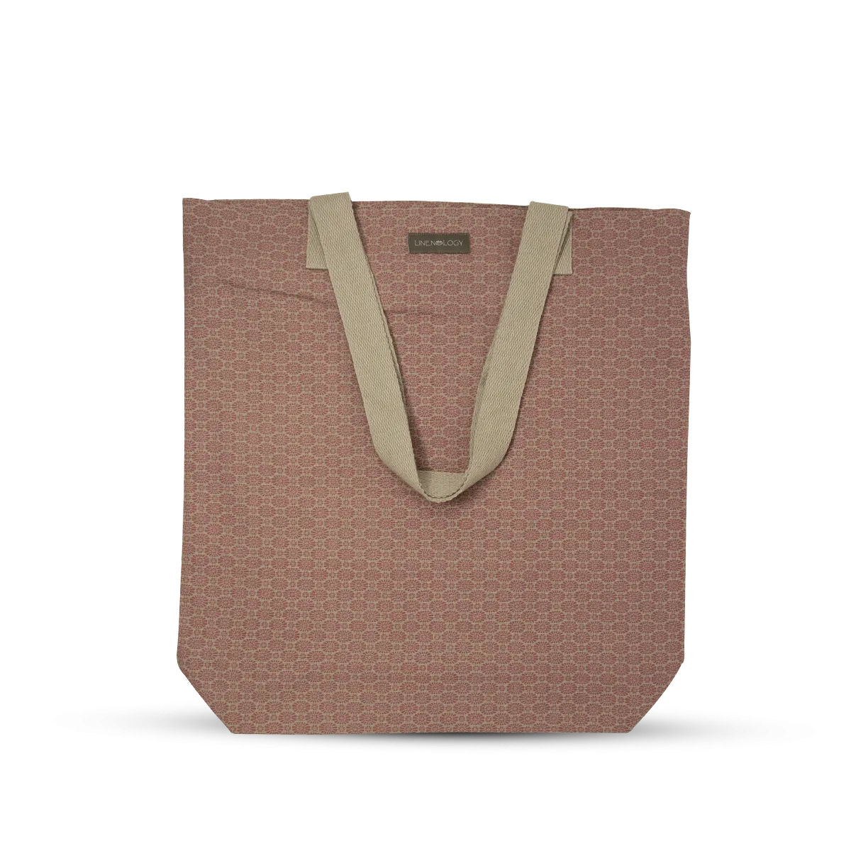 Canvas Tote - Geo Pink