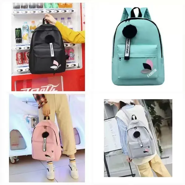 Casual Backpack Bags Female  New Korean College Style Student Schoolbag Mori Style Fresh Junior High School Backpack