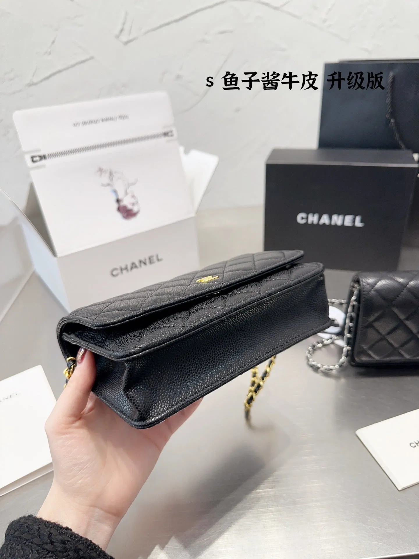 CC697 Classic Wallet on Chain / 4.8 × 7.5 × 1.4 in