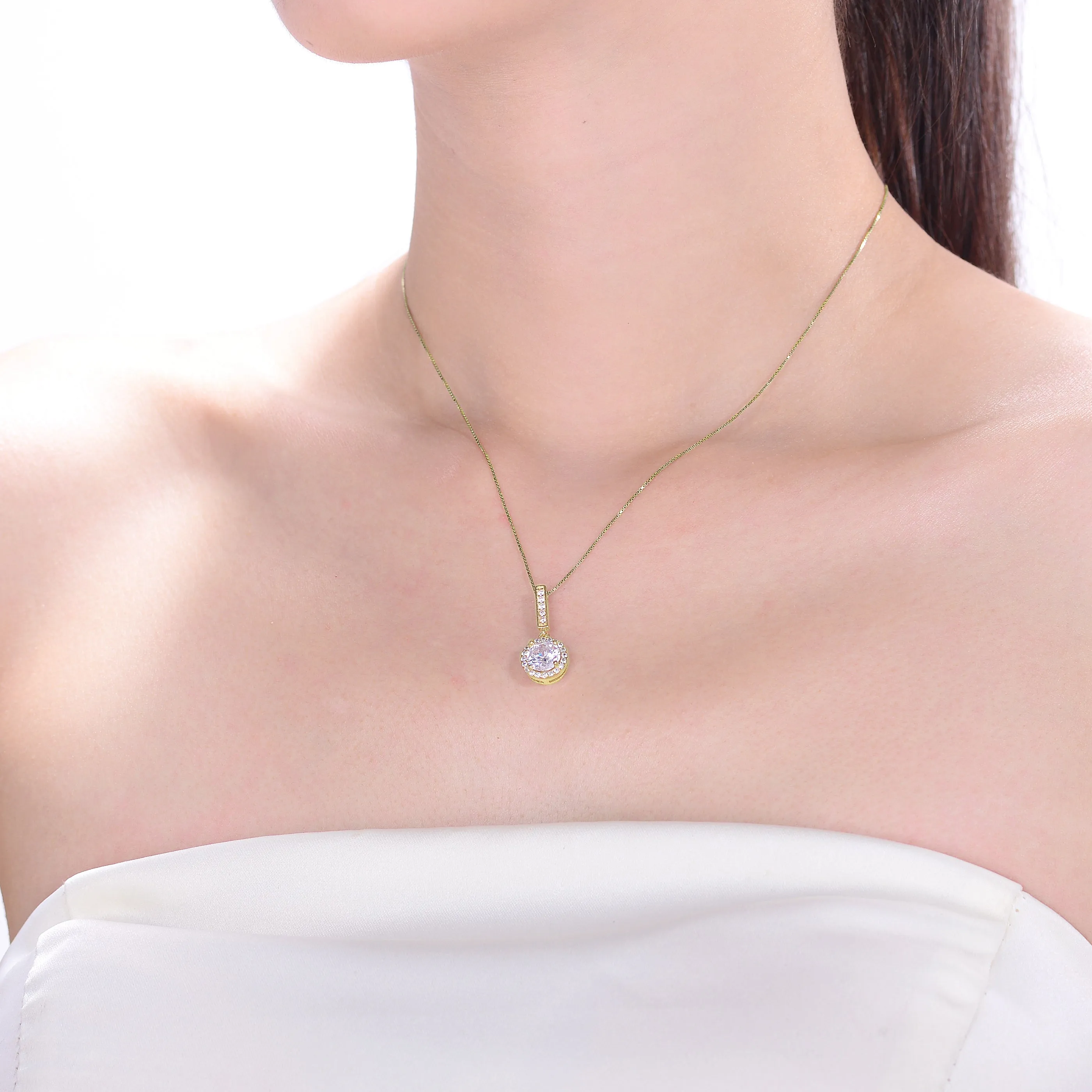 Charlotte Solitaire Necklace