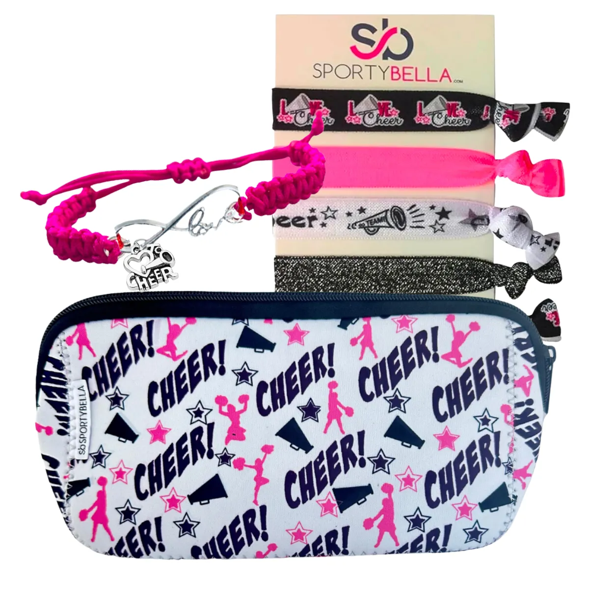 Cheerleading Cosmetic Bag Gift Bundle