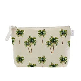 Christmas Palm Tree Cosmetic Bag, Large