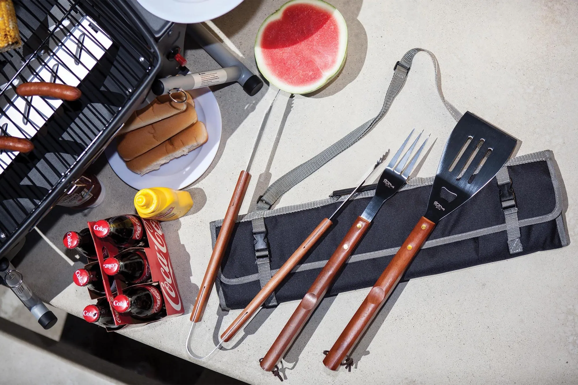 Cincinnati Bengals - 3-Piece BBQ Tote & Grill Set