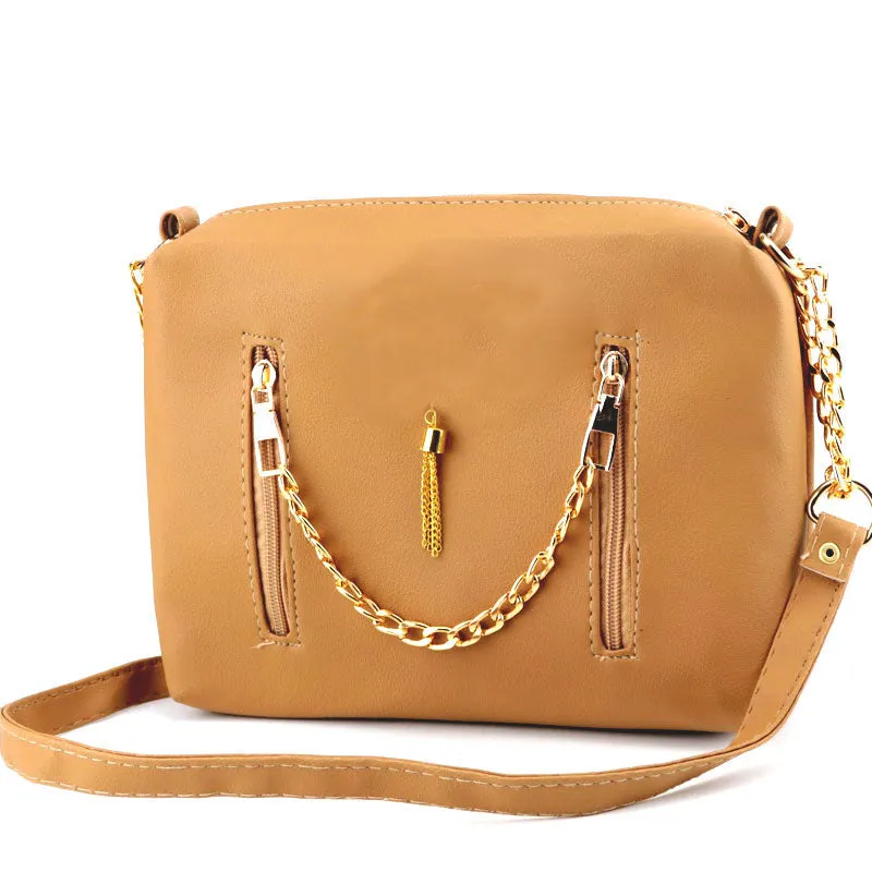 Classic Ch Handbag with Gold Chain Strap Shoulder Bag