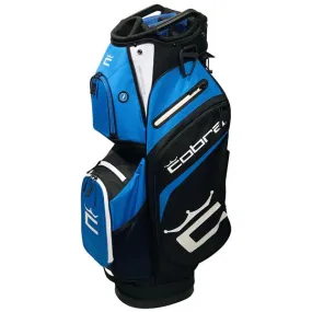 Cobra Signature Cart Bag White - Blue