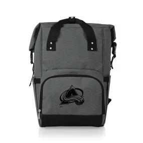 Colorado Avalanche - On The Go Roll-Top Backpack Cooler