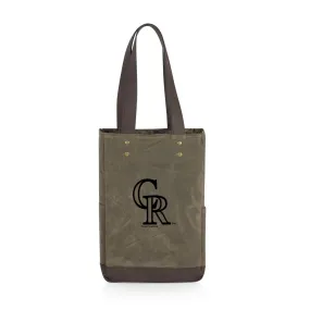 Colorado Rockies - 2 Bottle Insulated Wine Cooler Bag